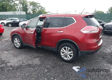 2015 Nissan Rogue Sv из США, поврежденный, VIN KNMAT2MT0FP551184